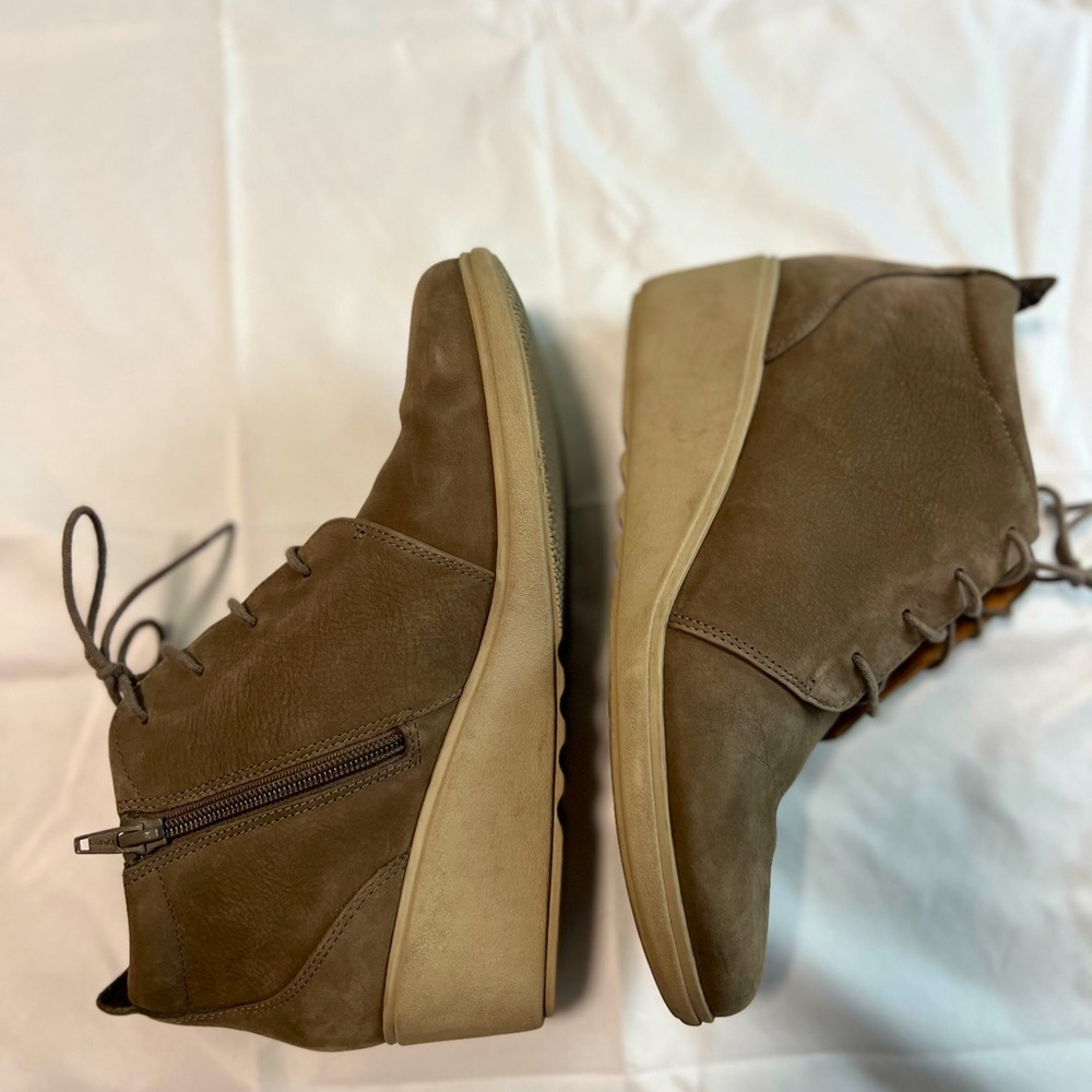 Clarks wedge booties - size 8.5
